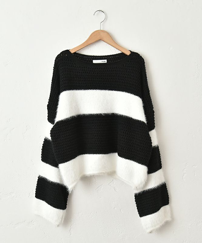 HUMS｜ボーダーニット [[C-5123]][C]