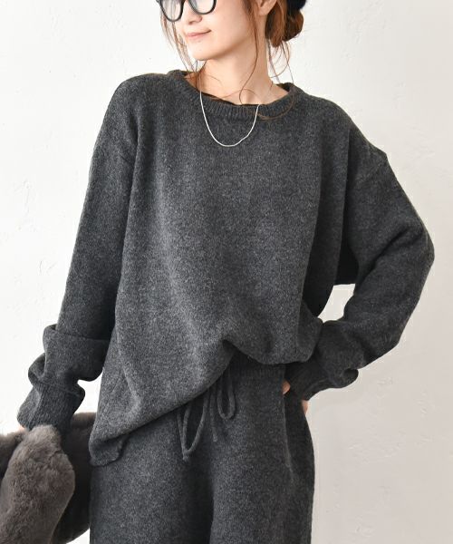 HUMS｜ニットショートパンツセットアップ [[C-5124]][C]