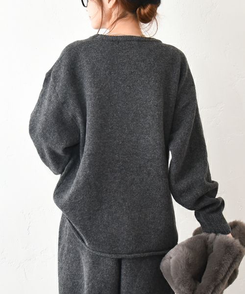 HUMS｜ニットショートパンツセットアップ [[C-5124]][C]