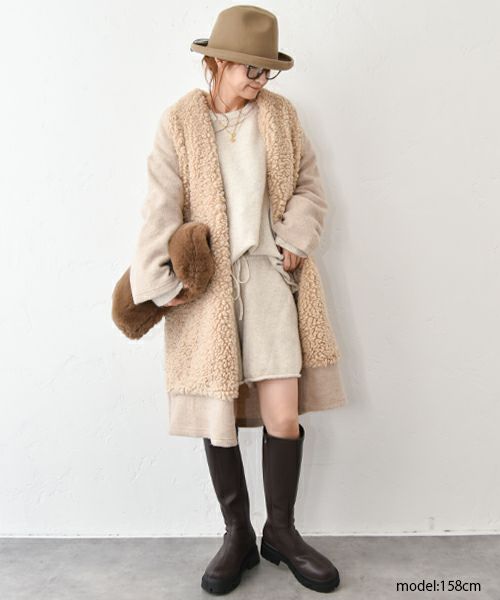 HUMS｜ニットショートパンツセットアップ [[C-5124]][C]