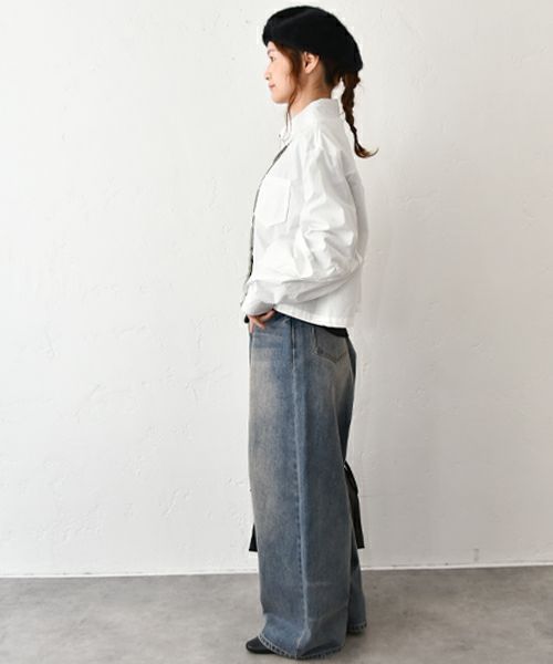 MICALLE MICALLE｜タイ付きデザインシャツ [[MMH135HDC]][C]