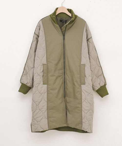 nika♡　discoat 中綿ミリタリーコート新品、未使用 DISCOAT（ディスコート）の「中綿ミリタリーコート（ミリタリー