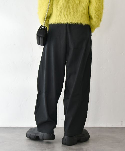 HUMS｜裏微起毛コクーンパンツ [[SAT-0037]][C]