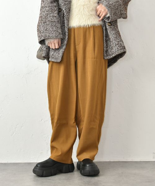 HUMS｜裏微起毛コクーンパンツ [[SAT-0037]][C]