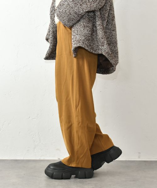 HUMS｜裏微起毛コクーンパンツ [[SAT-0037]][C]