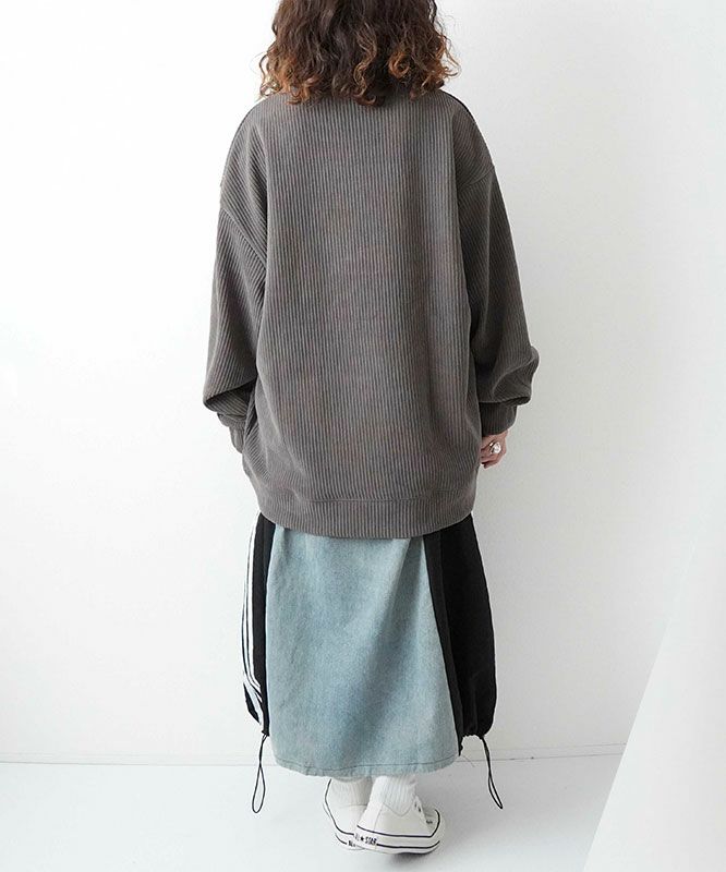 day standard｜カットコーデュロイトレーナー [[121957]][D]