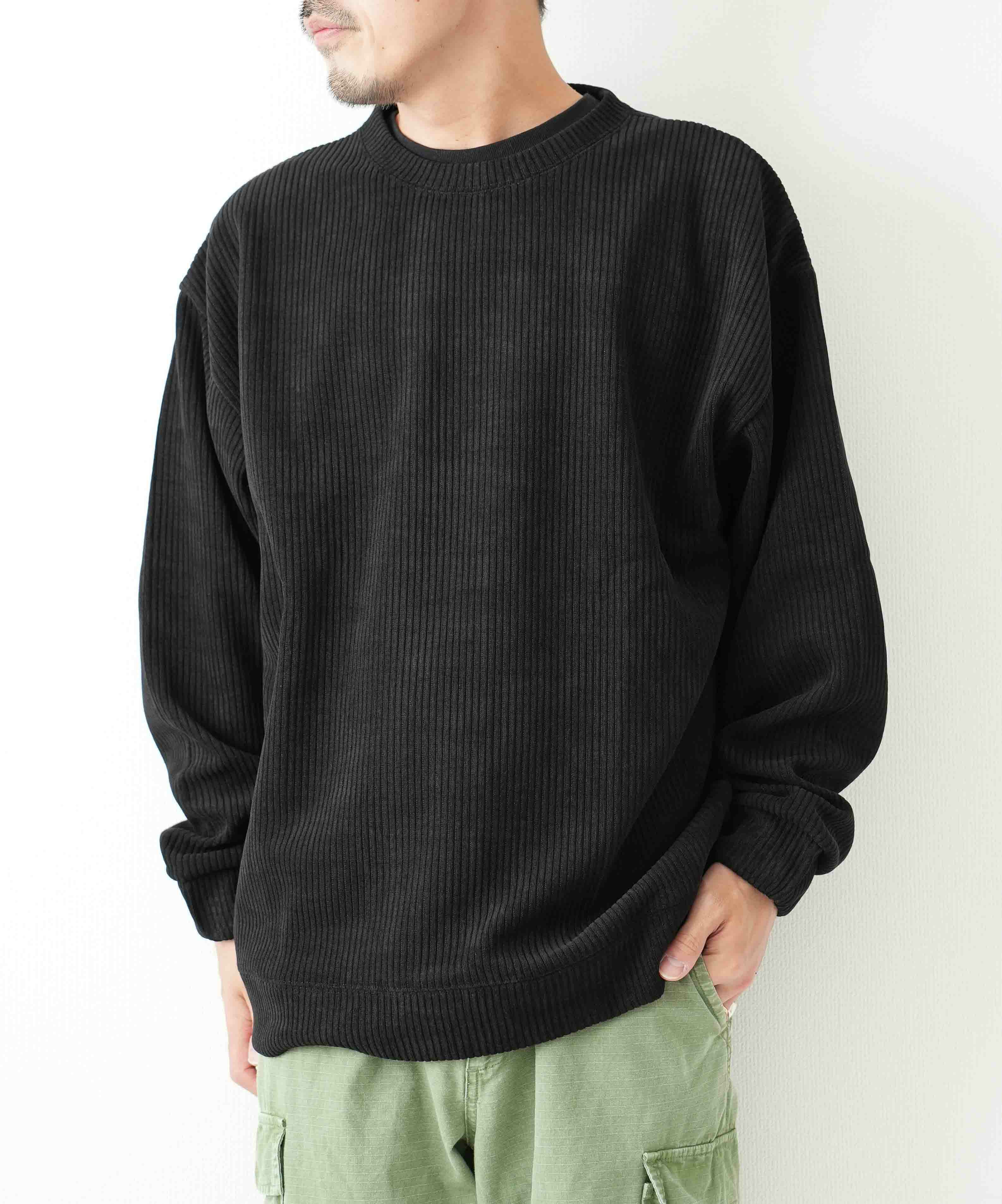 day standard｜カットコーデュロイトレーナー [[121957]][D]