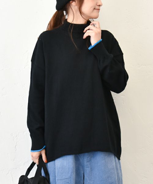 Our.｜袖口配色タートルニット [[MT-0461]][C] 基本情報 商品画像設定 バリエーション バリエーション詳細 バリエーション在庫 バリエーション価格 コメント設定 レイアウト・SEO設定