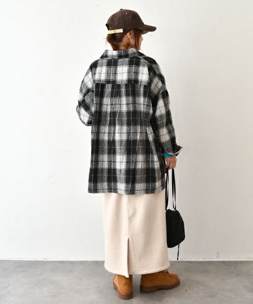 IN THE MARKET｜オーバーチェック柄シャツ [[C-2516]][C]