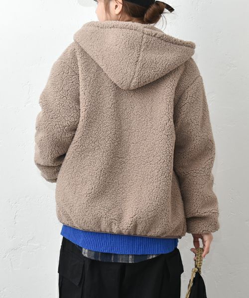 IN THE MARKET｜フードボアブルゾン [[HU-925581]][C]