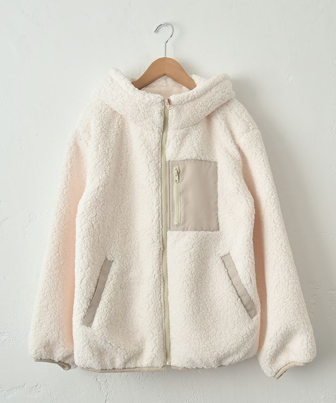 IN THE MARKET｜フードボアブルゾン [[HU-925581]][C]