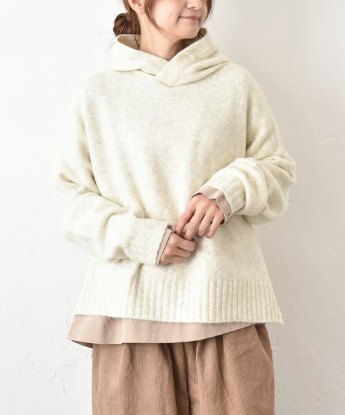 hagumu｜フード付きニット [[125701]][C]