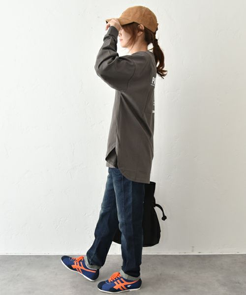 IN THE MARKET｜ラウンドヘムBIGシルエットプリントロンT [[40015352]][C]
