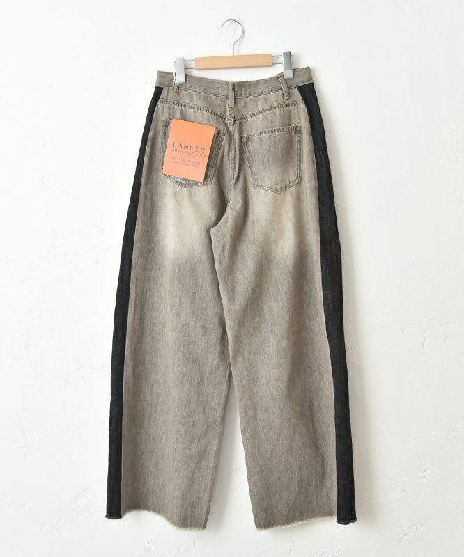  LANCER CLOTHING CORPORATION｜2トーンリメイクデニムパンツ [[LCMD-069]][C]