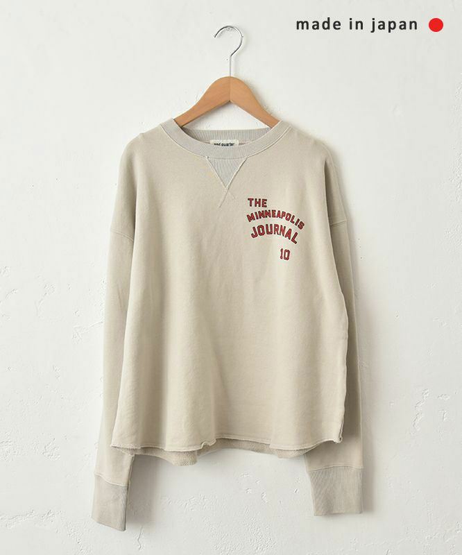  and quarter｜ガゼットプリントプルオーバー [[MA-010315]][C]