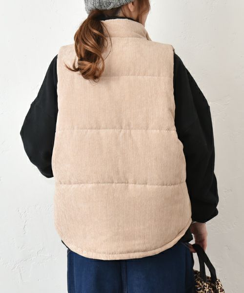コーデュロイ ベージュ ベスト 45 IN THE MARKET｜コーデュロイベスト [[C-2444]][C] | ma28 ONLINE STORE