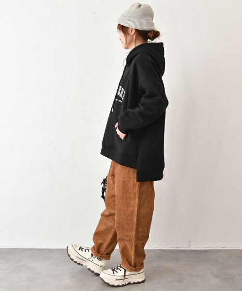 IN THE MARKET｜後ジップデザイン裏起毛パーカー [[C-2446]][C]