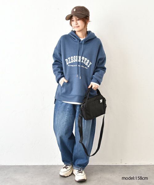 IN THE MARKET｜後ジップデザイン裏起毛パーカー [[C-2446]][C]