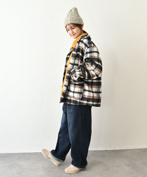 IN THE MARKET｜チェック柄ネル素材ジャケット [[C-2441]][C] | ma28