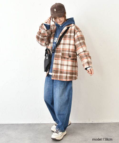 IN THE MARKET｜チェック柄ネル素材ジャケット [[C-2441]][C]