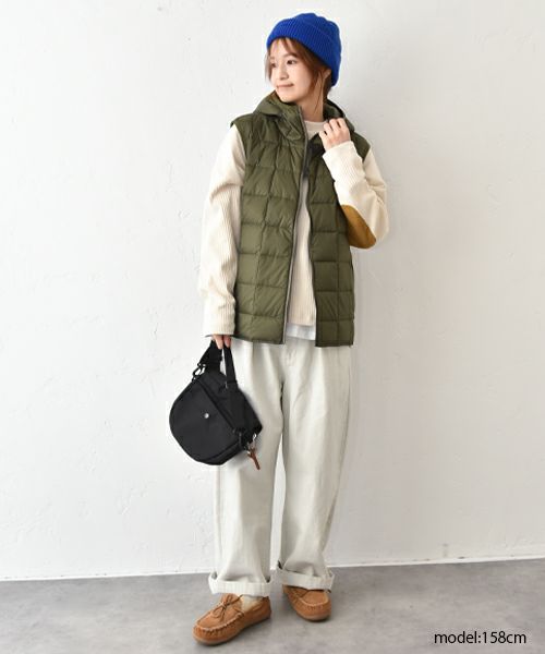 Our.｜エルボパッチ付きリブカットソー [[131336H]][C]