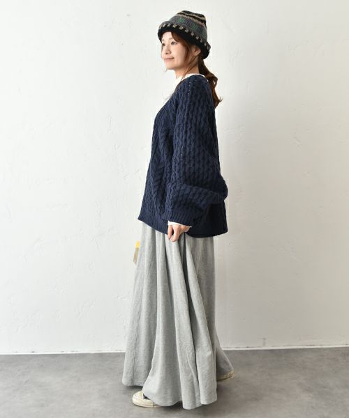 Our.｜ケーブル編みざっくりニットプルオーバー [[MT-0483]][C]