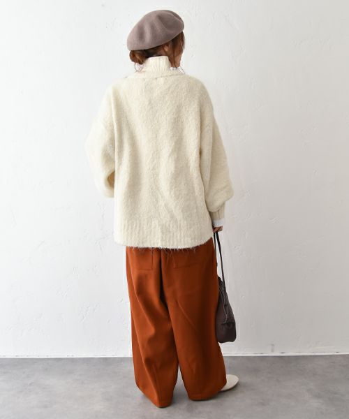 hagumu｜ウールライクタックバルーンパンツ [[CPMA-1906]][C]