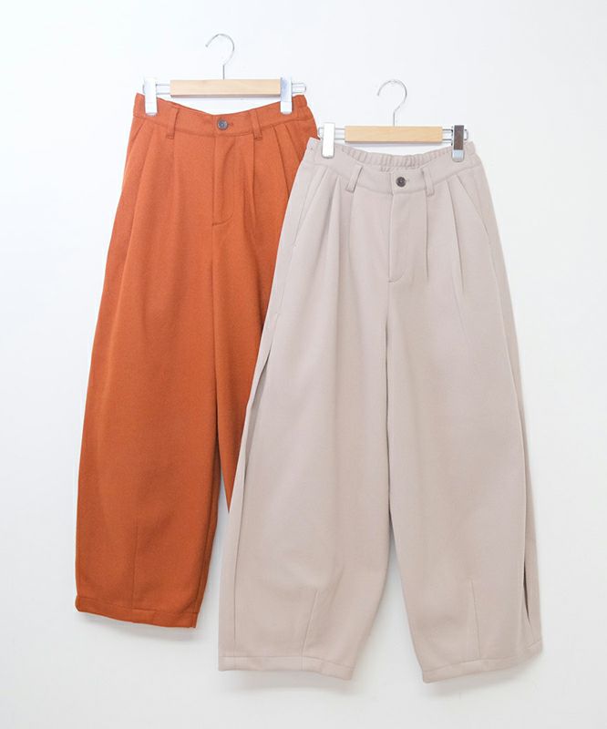 hagumu｜ウールライクタックバルーンパンツ [[CPMA-1906]][C]