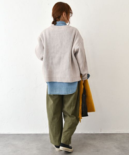 Our.｜綿起毛タックパンツ [[131338H]][C]