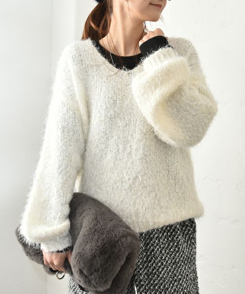 HUMS｜Vネックニット [[C-5125]][C]