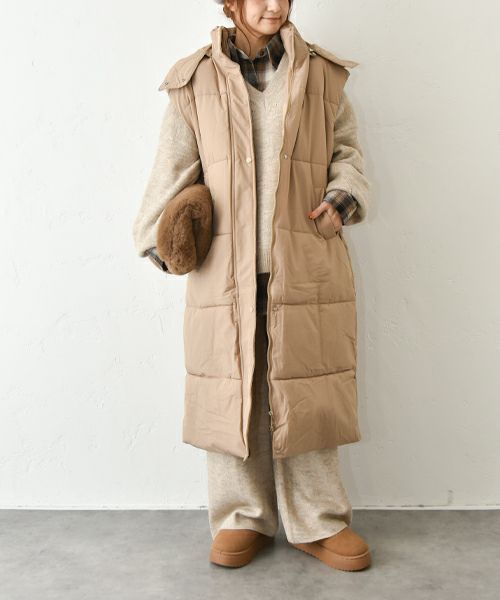 クママ 【美品】Lallia Mùラリアムーコート&ロングジレ2点セット