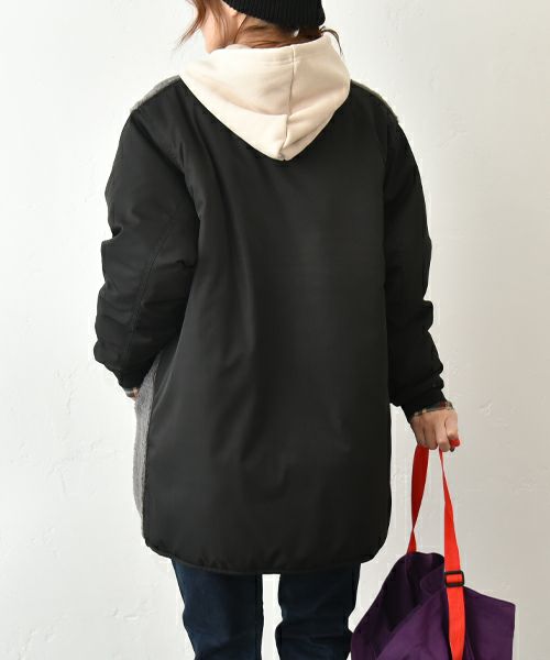 IN THE MARKET｜ボア×ナイロンミックスアウター[[C-2439]][C]