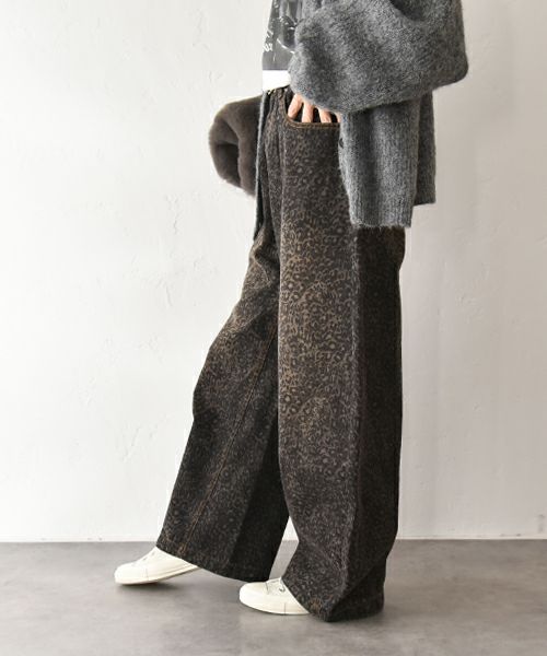 HUMS｜レオパードカーブパンツ [[C-5131]][C]