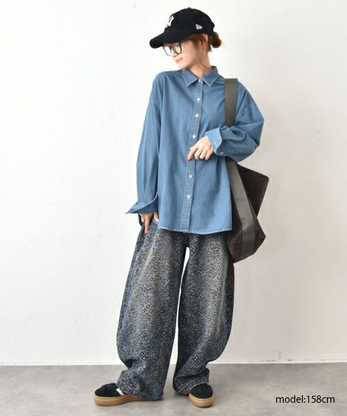 HUMS｜レオパードカーブパンツ [[C-5131]][C]