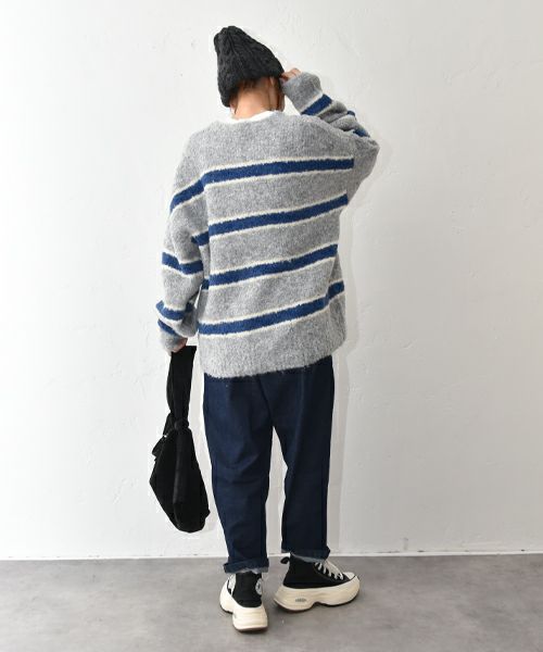 IN THE MARKET｜ブークレ ボーダーニット [[HUG-1561F120]][C]