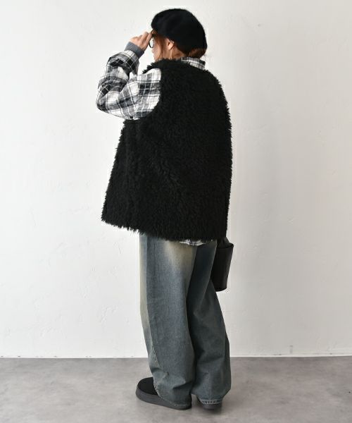 HUMS｜デニムカーブパンツ [[C-5133]][C]