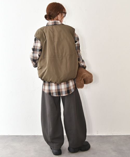 HUMS｜裏起毛カーブパンツ [[32989A334]][C]