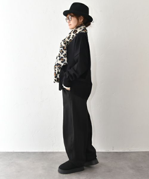 HUMS｜裏起毛カーブパンツ [[32989A334]][C]
