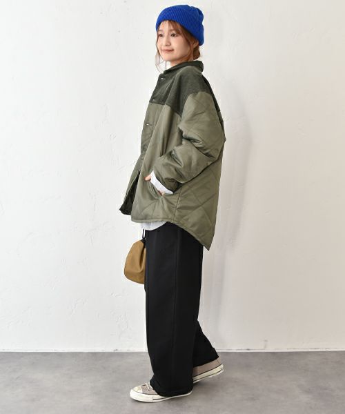 Our.｜コーデュロイ切替えキルトアウター [[Our-017]][C]