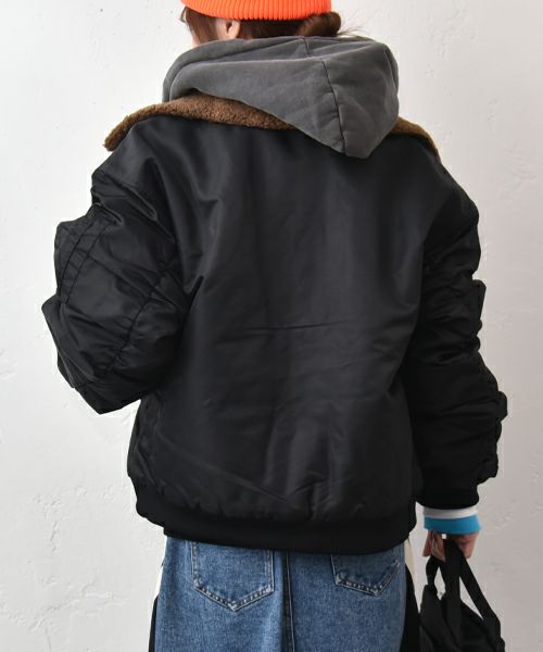 IN THE MARKET｜オーバーサイズMA-1 [[HUG-5523S613]][C]