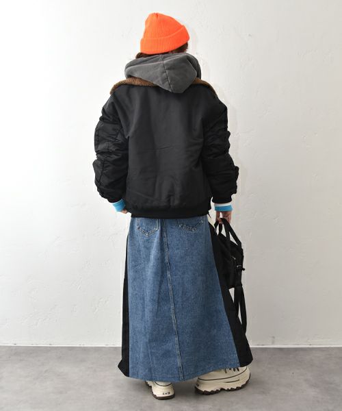 IN THE MARKET｜オーバーサイズMA-1 [[HUG-5523S613]][C]
