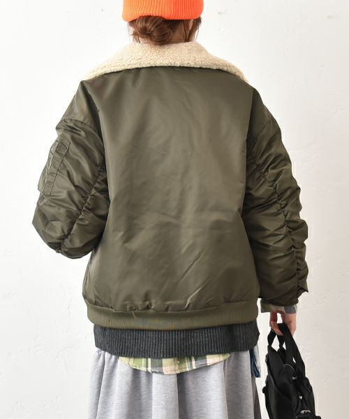 IN THE MARKET｜オーバーサイズMA-1 [[HUG-5523S613]][C]