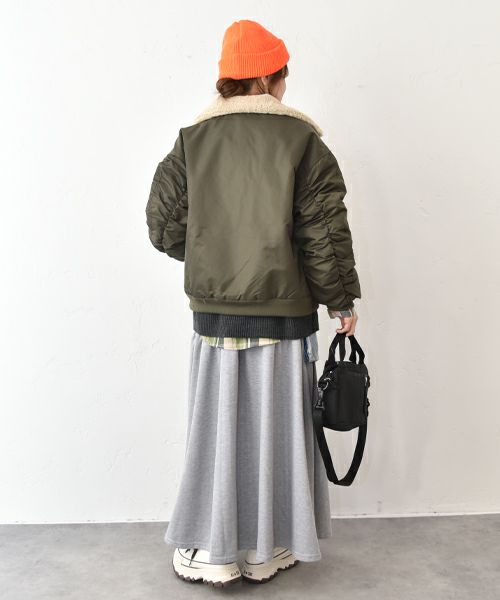 IN THE MARKET｜オーバーサイズMA-1 [[HUG-5523S613]][C]