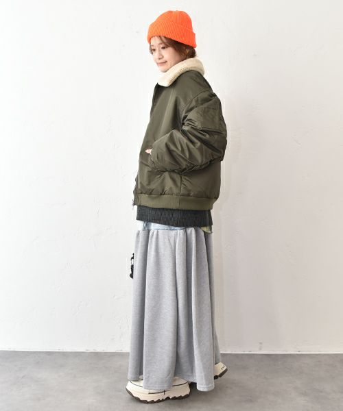 IN THE MARKET｜オーバーサイズMA-1 [[HUG-5523S613]][C]
