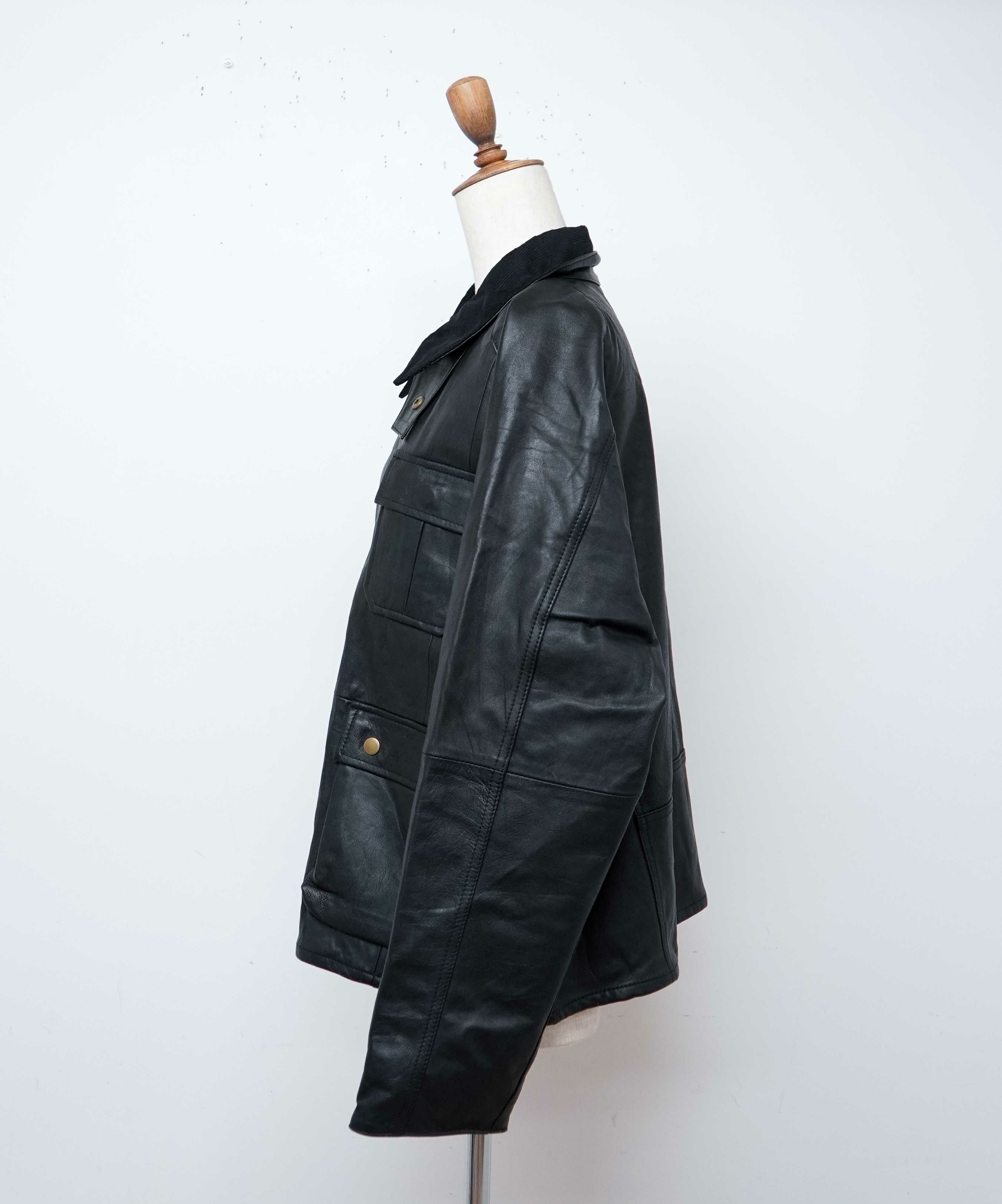 yoused｜LEATHER FISHING JKT [[LEATHER FISHING JKT]][D]
