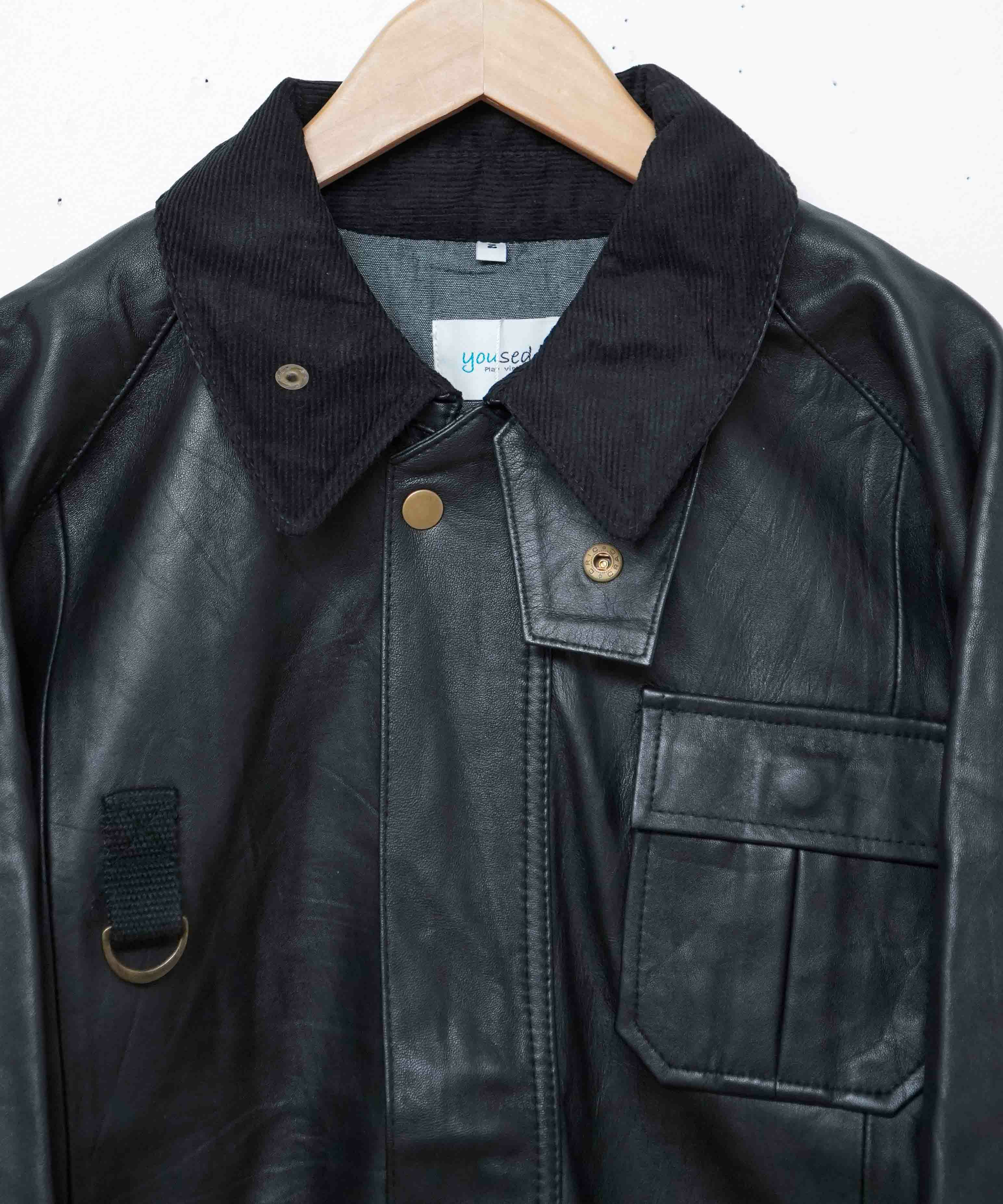 yoused｜LEATHER FISHING JKT [[LEATHER FISHING JKT]][D]