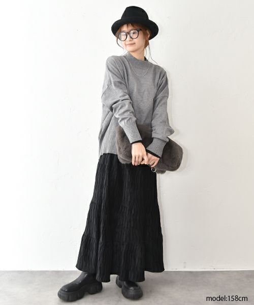 HUMS｜クルーネックニット [[3104528]][C]