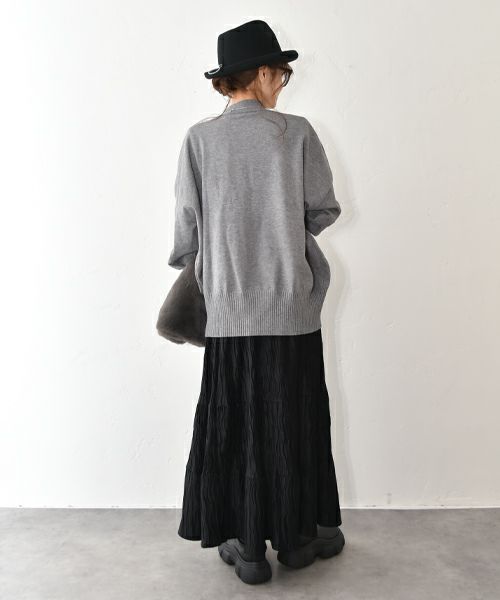 HUMS｜クルーネックニット [[3104528]][C]