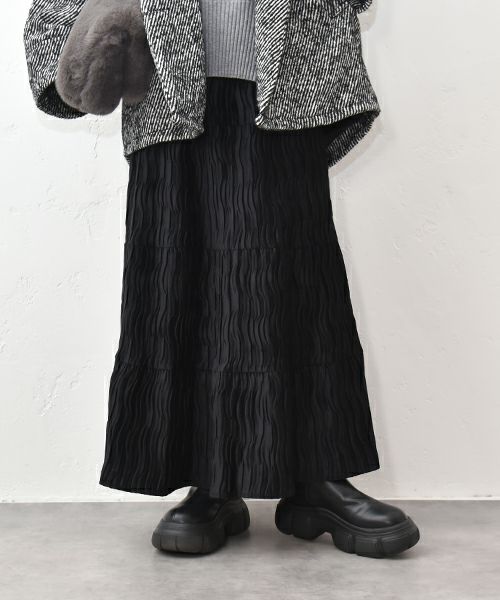 HUMS｜ティアードスカート [[2204529]][C]