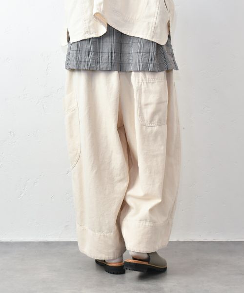 tumugu｜ソフトライト帆布パンツ [[TB25431]][C]